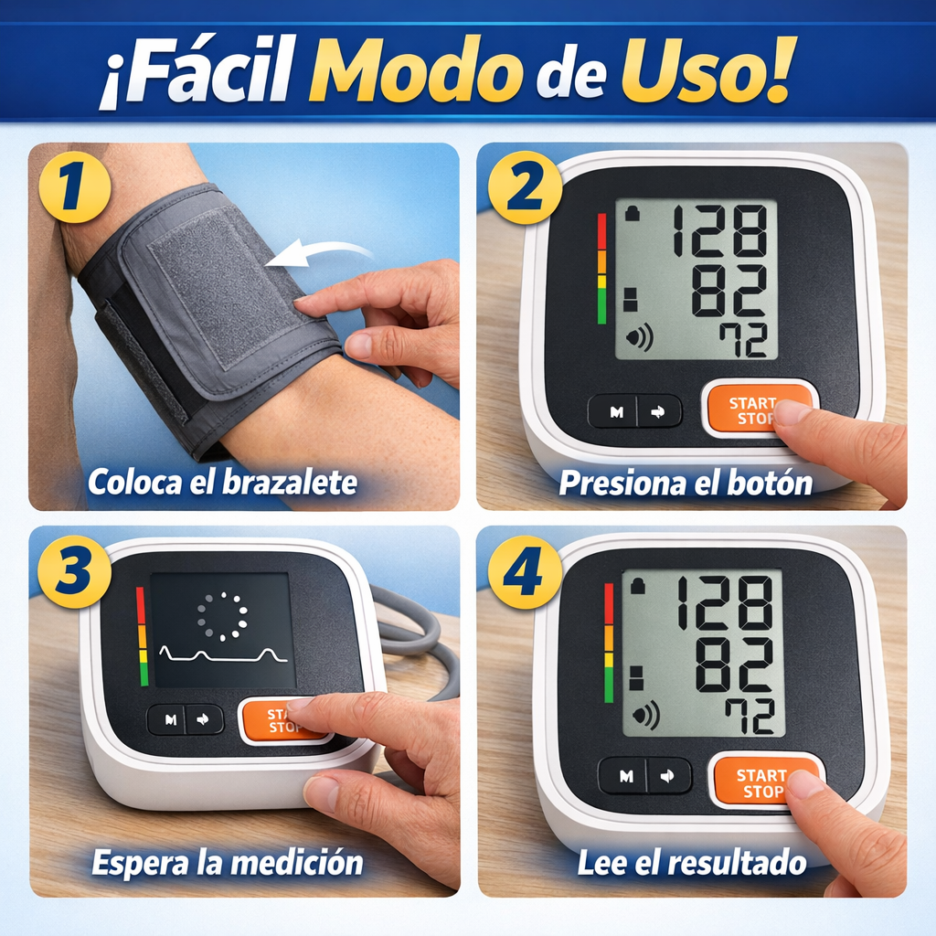 Tensiómetro Automático – Medición Instantánea – Controla tu presión en minutos