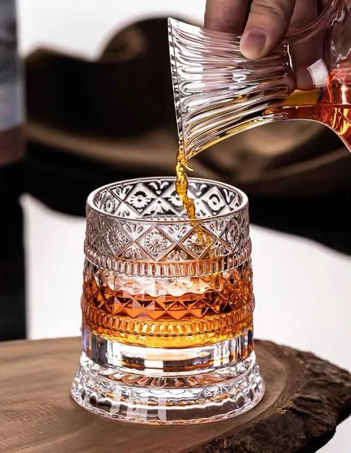 GiroCristal – Vasos de Whisky Giratorios con 30% OFF