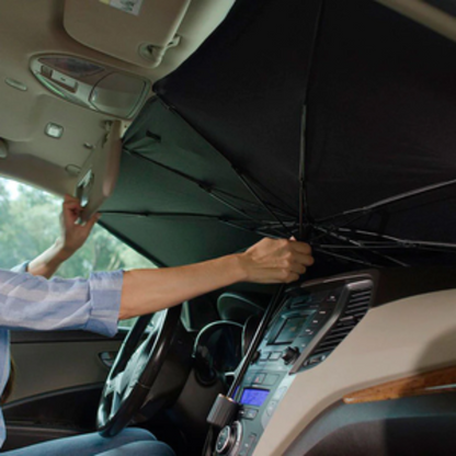 Parasol Retráctil Automático – Bloquea el Calor – Mantén tu Auto Fresco en Segundos