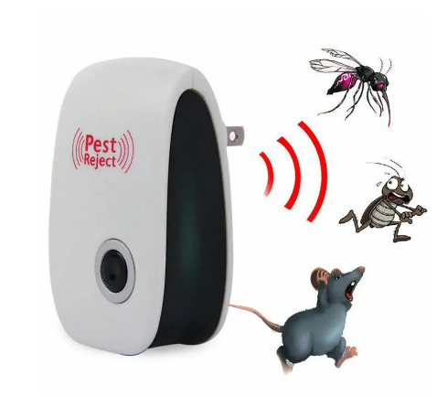 Repelente Ultrasónico 6x1  – Ahorra Tiempo y Esfuerzo – Mantén tu hogar libre de ratones en solo días