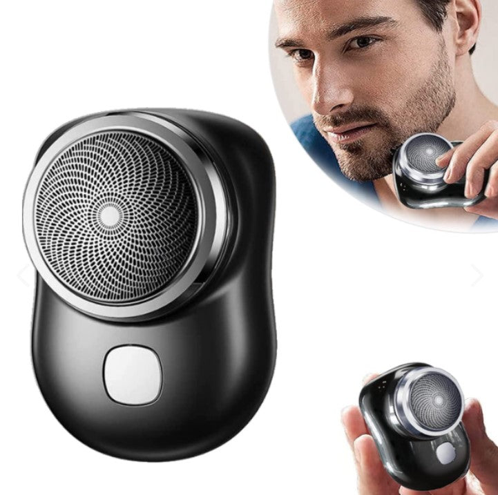 Mini Afeitadora Eléctrica – Afeitado Preciso al Instante – Rostro Suave y Limpio en 60 Segundos