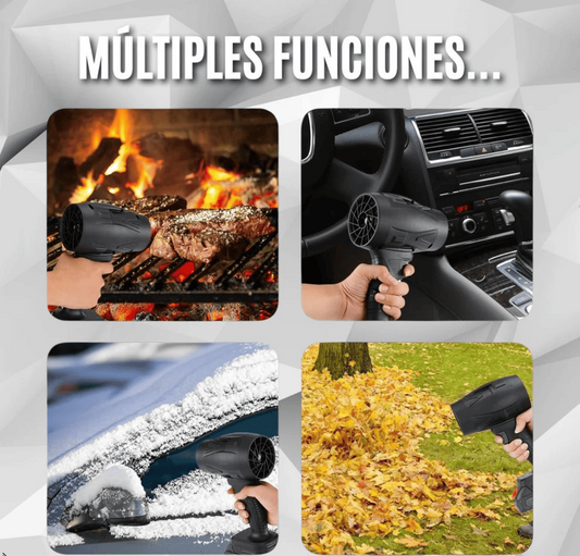 TurboSoplador PRO - Seca, limpia y desaloja polvo + REGALO 2 Baterías