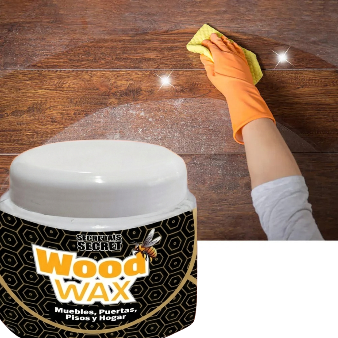 Cera Wood Wax Natural 2x1  – Restaura y Protege la Madera – Brillo duradero y seguro en solo minutos
