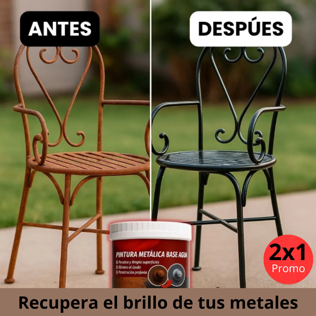 PACK: 3x1 Pintura Antióxido - Elimina el Óxido Fácil - Recupera Metales en Solo Minutos