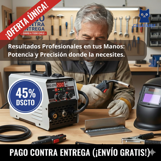 Soldadora Inverter 3 en 1 – Soldadura Profesional – Trabajos Firmes Desde el Primer Uso