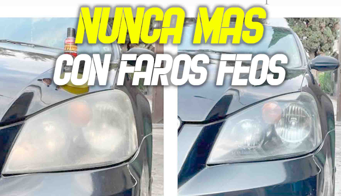 Restaurador de Faros – Limpia y Aclara – Visión Clara en Minutos